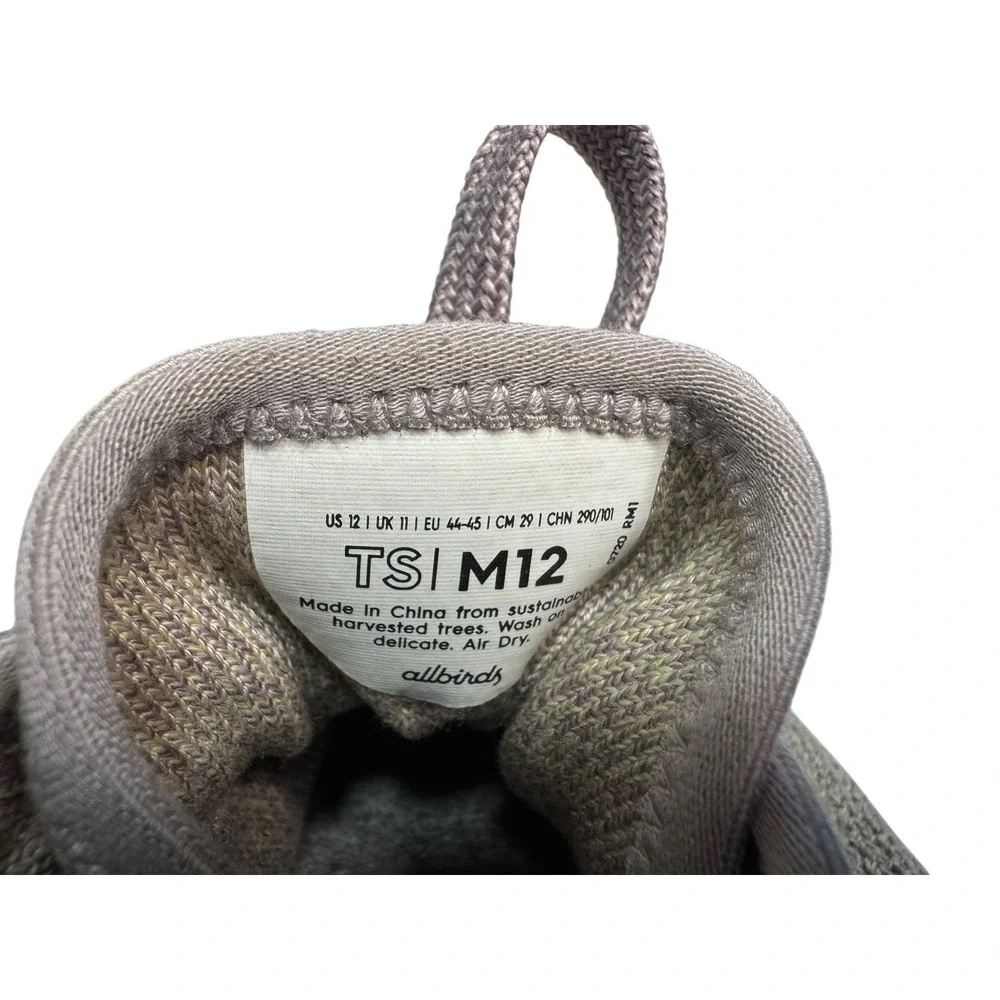 Allbirds Tree Skippers TS Men's Size 12 Low Top‎ Sneakers Gray Tan Boating Shoes